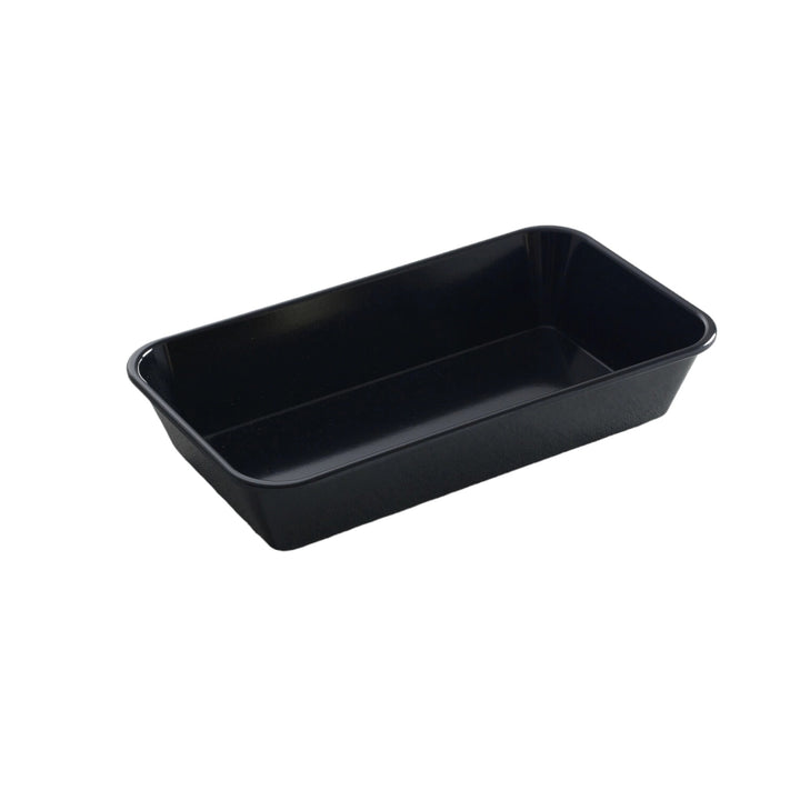 BLACK MELAMINE MEAT TRAY
