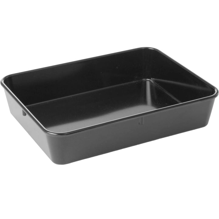 BLACK MELAMINE MEAT TRAY