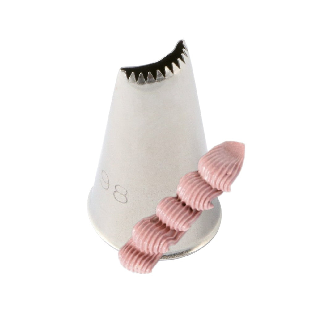 BOCCHETTA INOX ONDA DENTATA