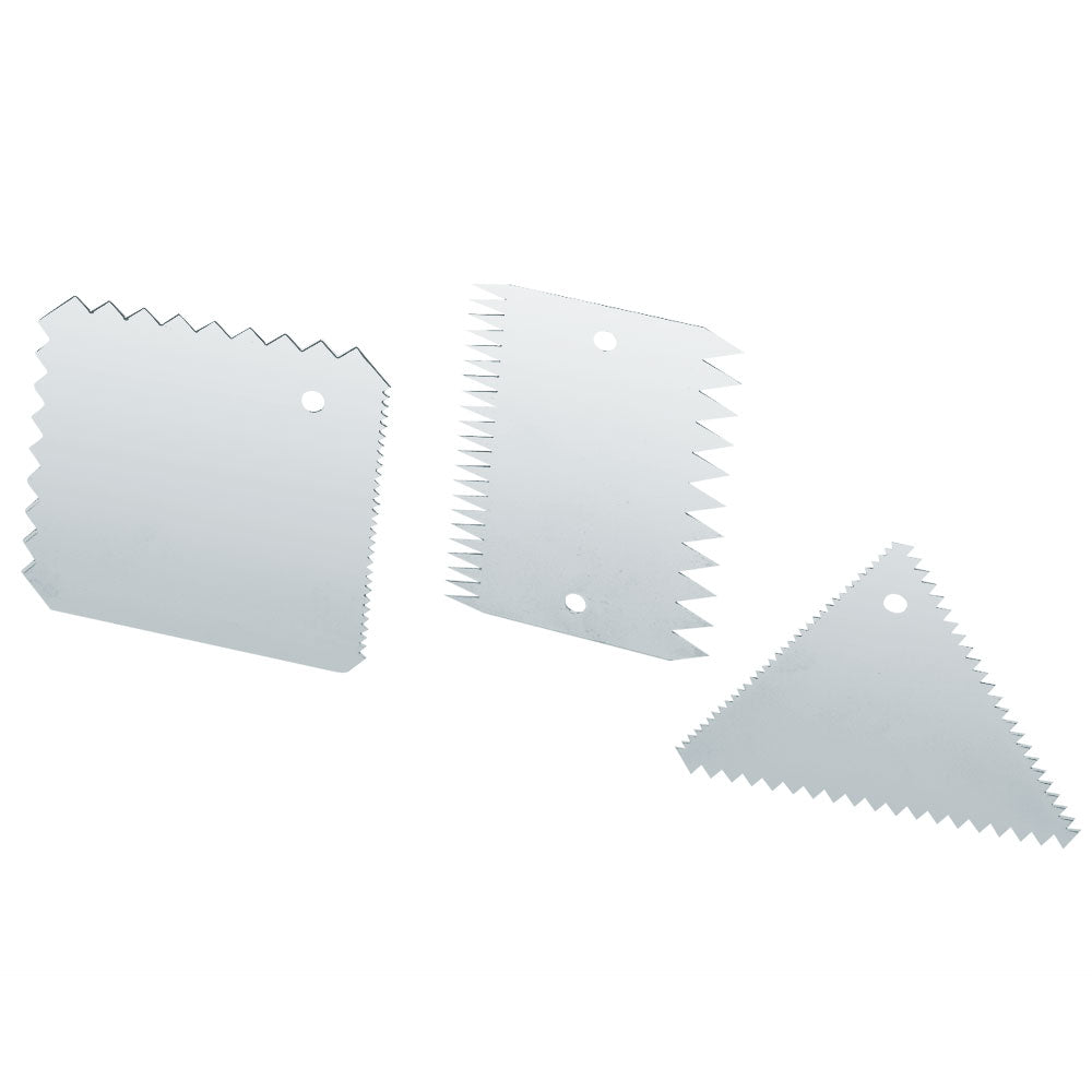 RASCHIETTI DENTELLATI SET 3 PEZZI