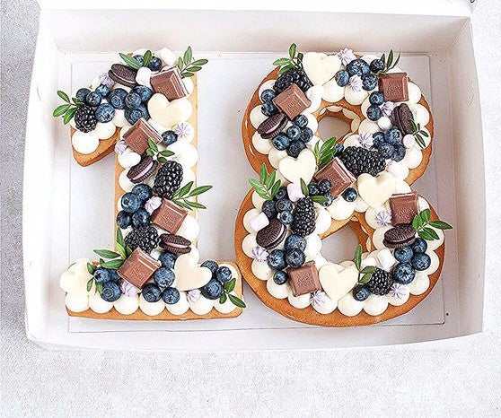 STAINLESS STEEL CAKE MOLD NUMBER "0" ZERO 30 X 24 CM