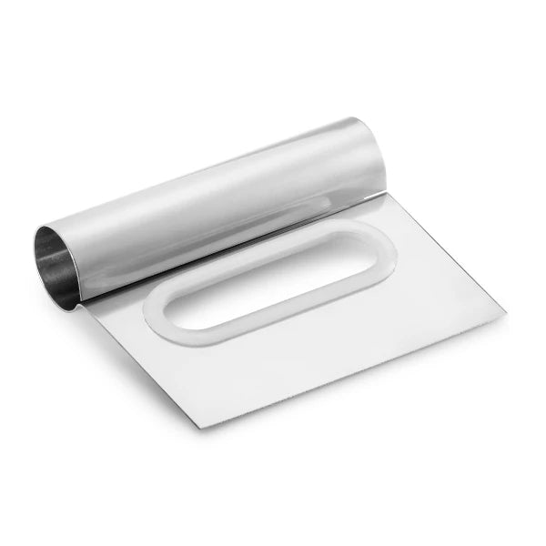 STAINLESS STEEL SCRAPER WITH HOLE AND PROTECTION 13 CM