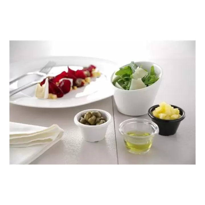 12 black aperitif bowls