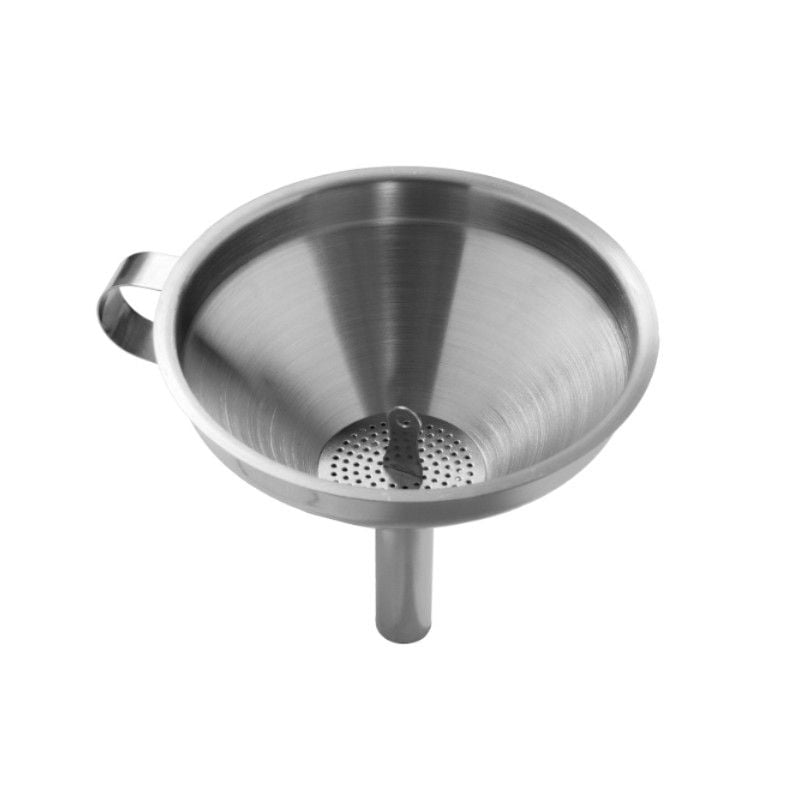 IMBUTO INOX CON FILTRO ESTRAIBILE