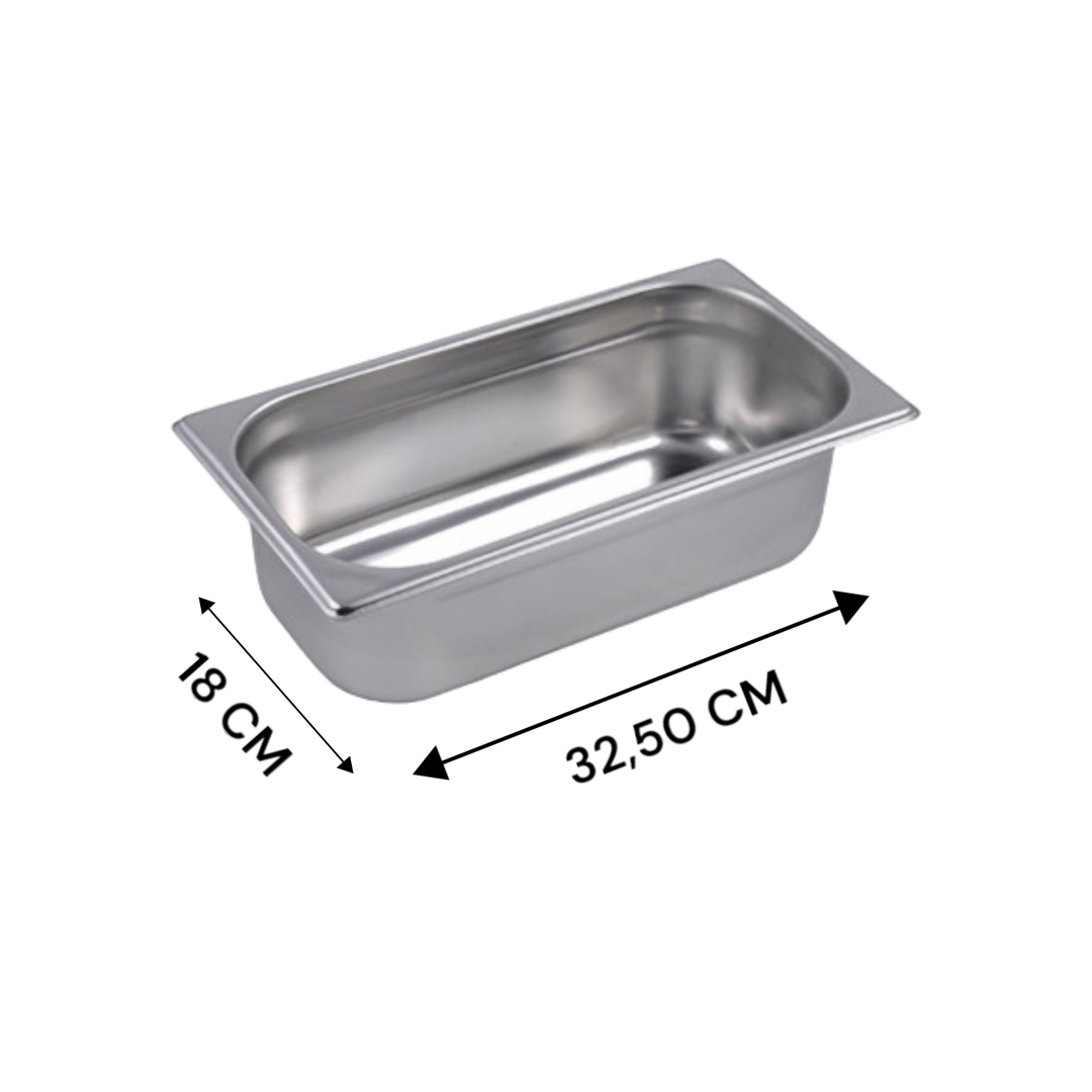 BACINELLA GN 1/3 ACCIAIO INOX