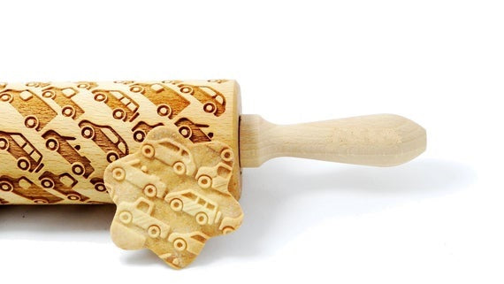 DECORATIVE ROLLING PIN FOR VARIOUS MACHINES, 43 CM