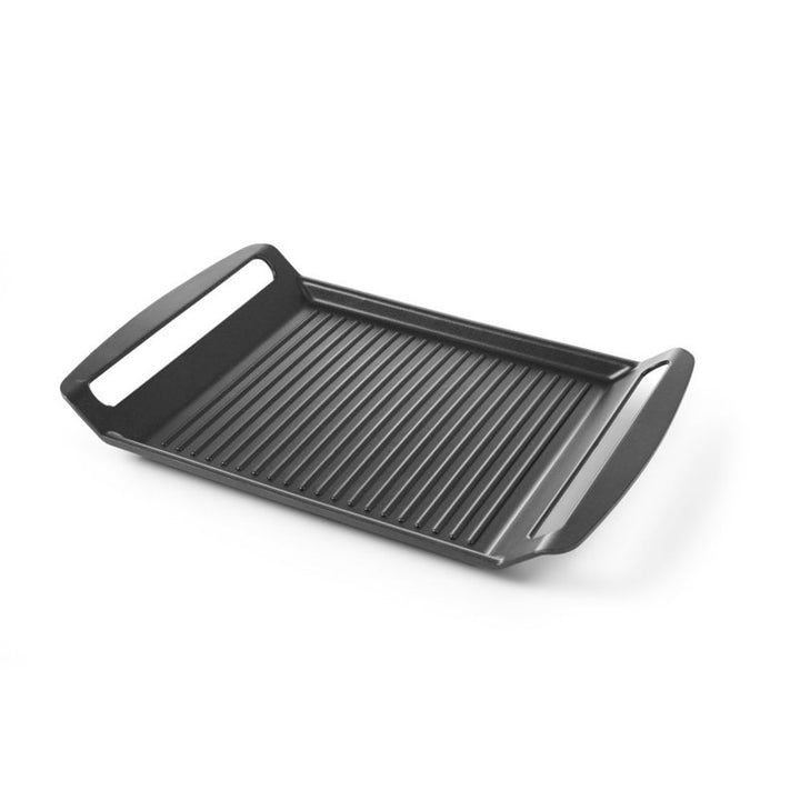 NON-STICK CAST IRON RIBBED GRILL FOR INDUCTION HOB