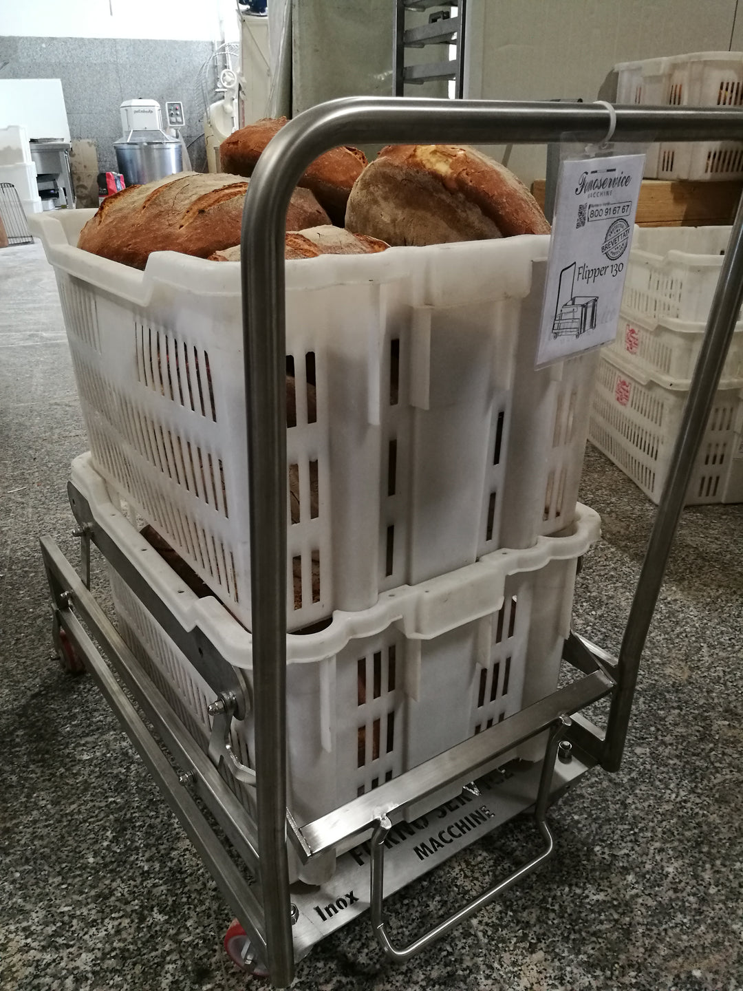 BASKET LIFTING TROLLEY - FLIPPER 130