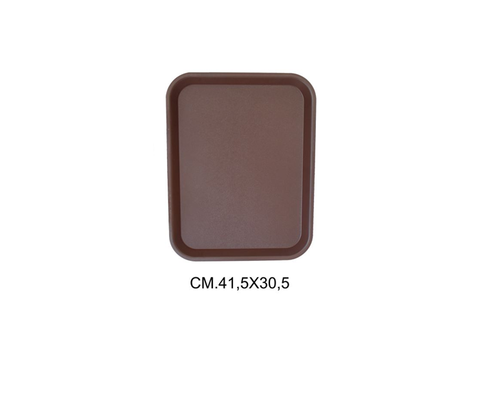 Brown Fast-Food Serving Tray