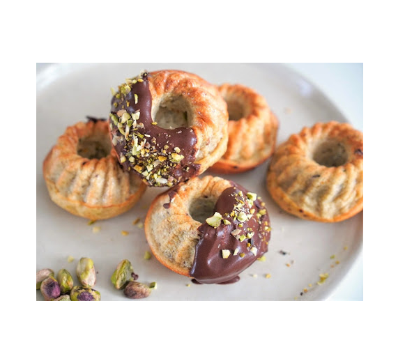 6 MINI GUGLHUPF DONUT MOULD CM Ø 6X3.3H