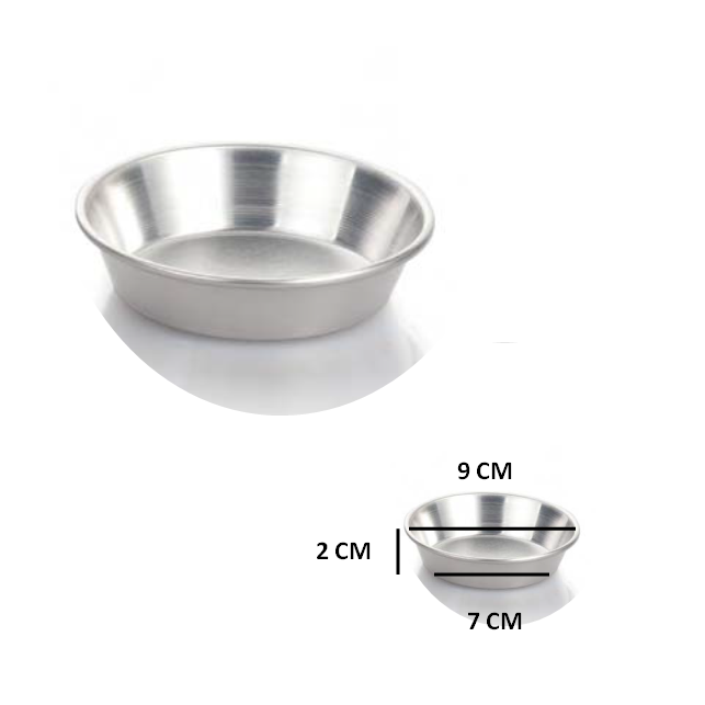 FORMA ALLUMINIO LISCIA CM 9 X 2H