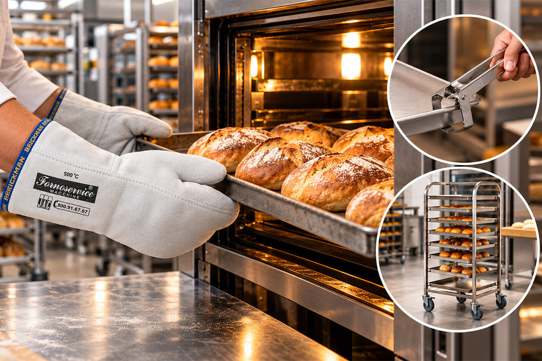 Guanti da forno professionali: quali caratteristiche cercare per lavorare in sicurezza
