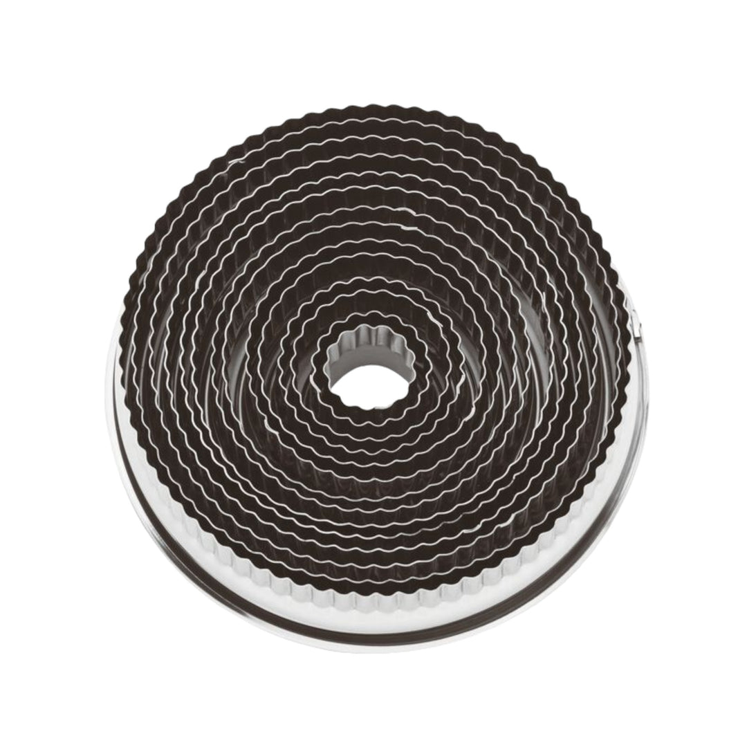 Tagliapasta Anello festonato, set da 14 pezzi