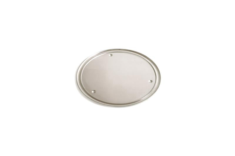 ALUMINUM TRAY WITH EDGE AND FEET