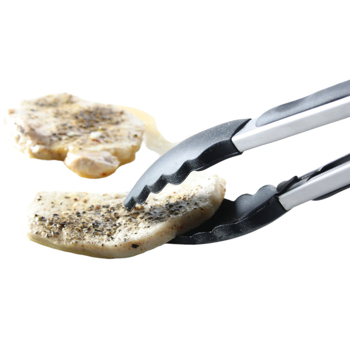 SILICONE TIP SERVING TONGS