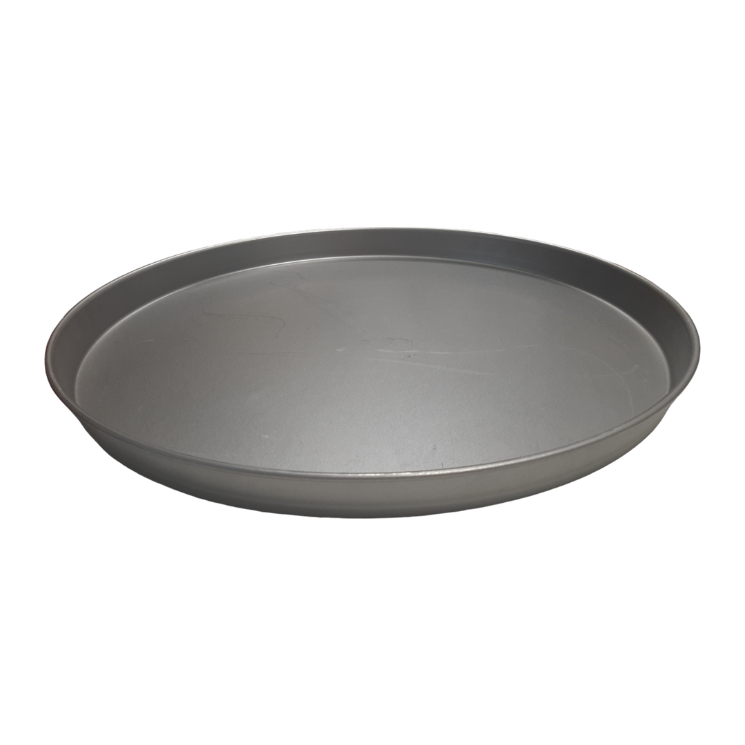 TORTIERA TEGLIA  H 3 CM TONDA LAMIERA ALLUMINATA