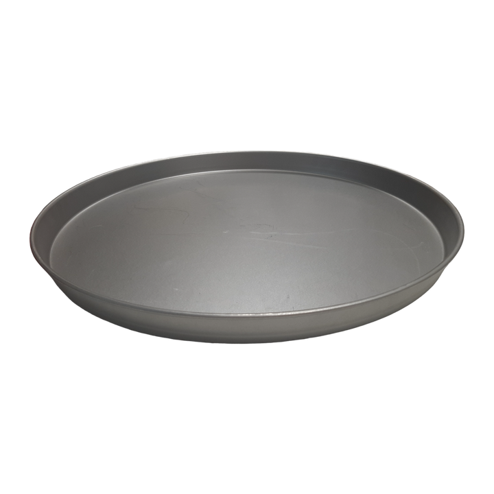 TORTIERA TEGLIA  H 3 CM TONDA LAMIERA ALLUMINATA