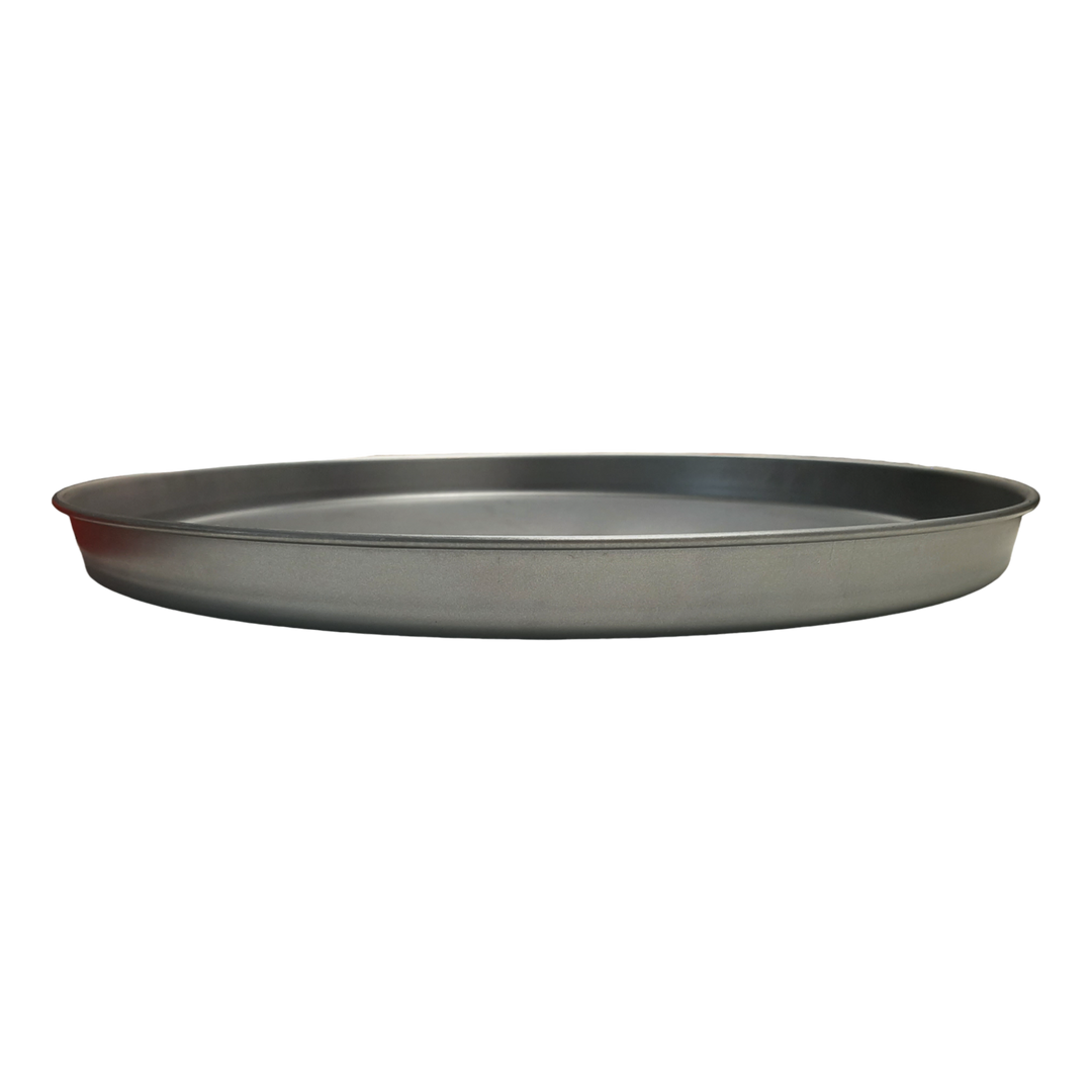 TORTIERA TEGLIA  H 3 CM TONDA LAMIERA ALLUMINATA