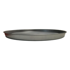 TORTIERA TEGLIA  H 3 CM TONDA LAMIERA ALLUMINATA