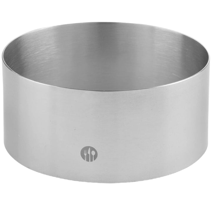 ANELLO INOX CON PRESSA PER IMPIATTARE CM 10