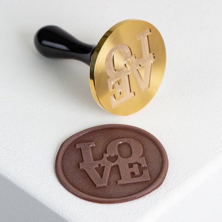 TIMBRO CIOCCOLATO "LOVE"