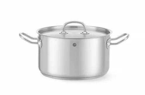 PENTOLA CON COPERCHIO ACCIAIO INOX LT 6