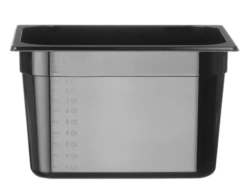 BACINELLA GN 1/2 POLICARBONATO NERO