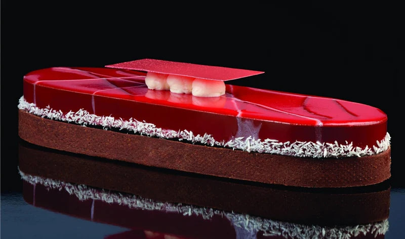 FASCIA OVALE MICROFORATA INOX PER CROSTATA H 3.5 CM