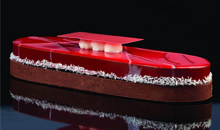 FASCIA OVALE MICROFORATA INOX PER CROSTATA H 3.5 CM