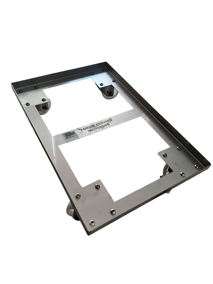 CARRELLO PORTATELAI INOX 60X40 CM