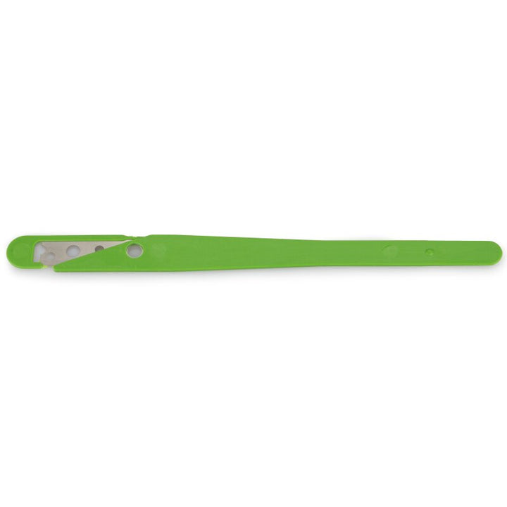 Coltellino per impasto manico in plastica verde