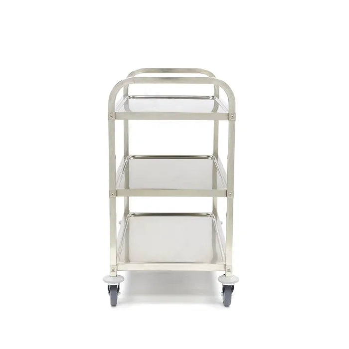 CARRELLO INOX 3 PIANI  DA SERVIZIO