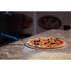 Vassoio per pizza in alluminio con manico
