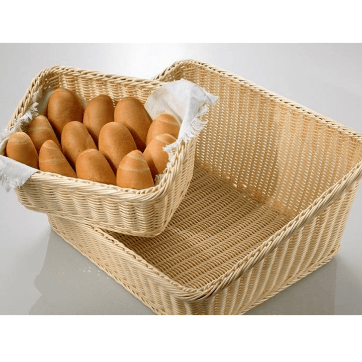 Oblique bread basket polypropylene 34 X 24 X 11/18 h cm