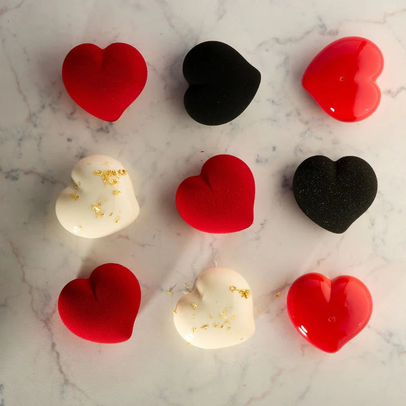 STAMPO IN SILICONE CUORI