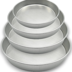 TORTIERA TEGLIA  H 4,5 CM TONDA ALLUMINIO PROFESSIONALE