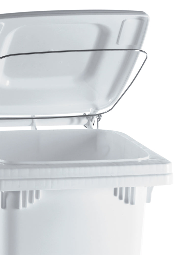 BIDONE NERO 120 L CON COPERCHIO E RUOTE