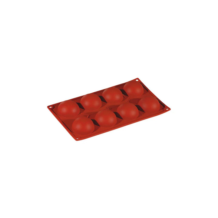 SILICONE MOLD 6 HALF-SPHERES CM Ø 7X3.5H