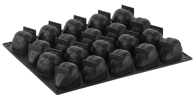 STAMPO IN SILICONE FRAGOLA PER MONOPORZIONI