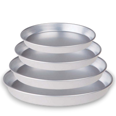 TORTIERA TEGLIA  H 3 CM TONDA ALLUMINIO PROFESSIONALE