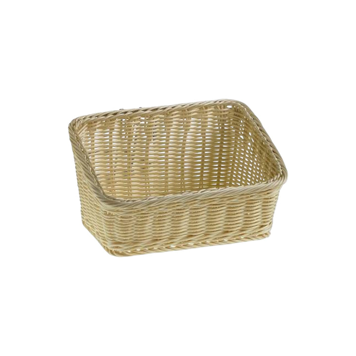 Oblique bread basket polypropylene 34 X 24 X 11/18 h cm