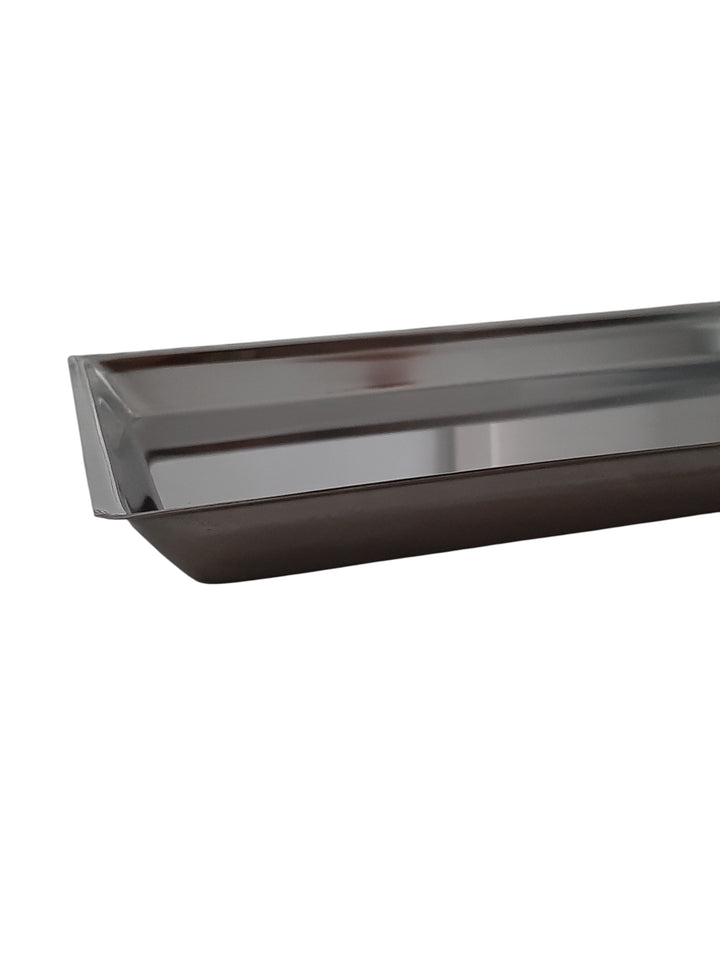 VASSOIO ACCIAIO INOX SPIGOLATO
