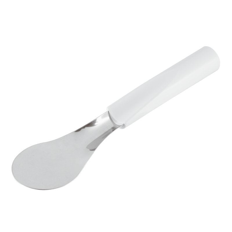 STAINLESS STEEL ICE CREAM SPATULA, WHITE
