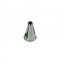 BOCCHETTA INOX A STELLA FORO MM 11