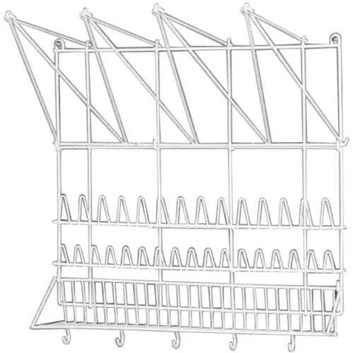SUPPORTO PER 4 SAC A POCHE E RIPIANO ACCESSORI BIANCO
