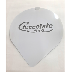 MASCHERINA STENCIL CIOCCOLATO