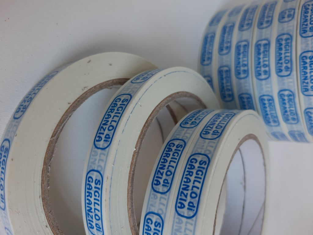 NASTRINO PVC        "SIGILLO DI GARANZIA"