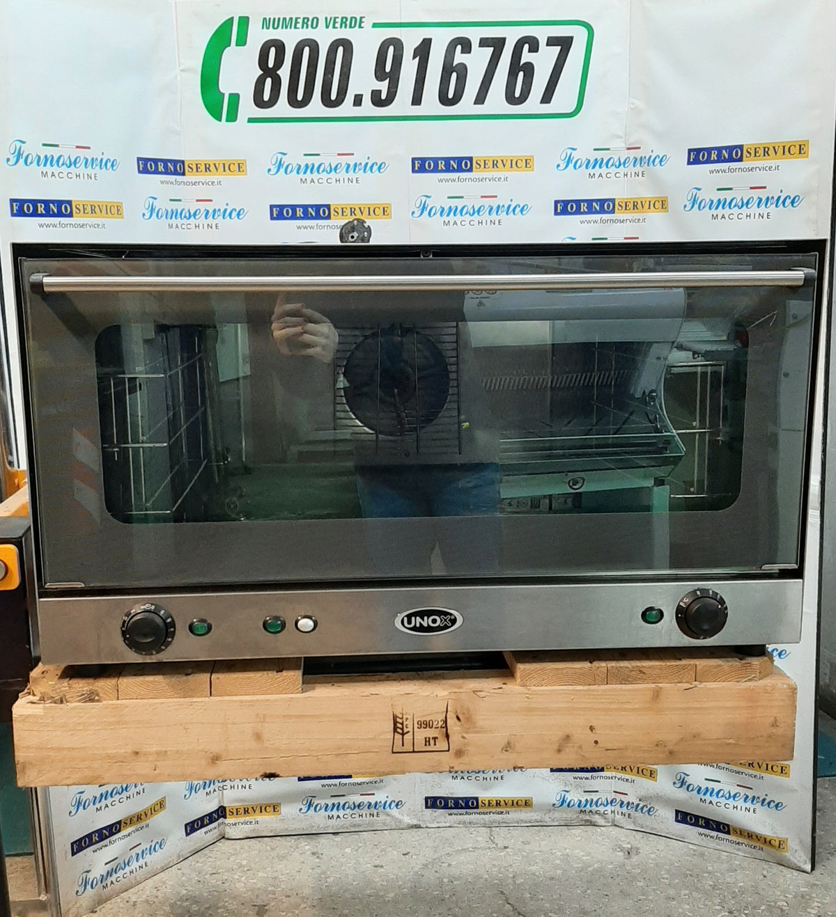 Forno elettrico ventilato UNOX usato