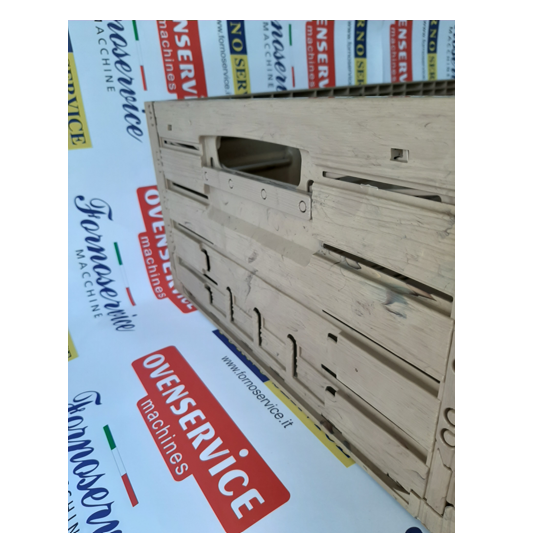 CESTO PER ALIMENTI WOOD BEIGE CM 40X60X21,7 H