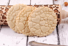 MATTARELLO DECORO MIX CUORI CM 43